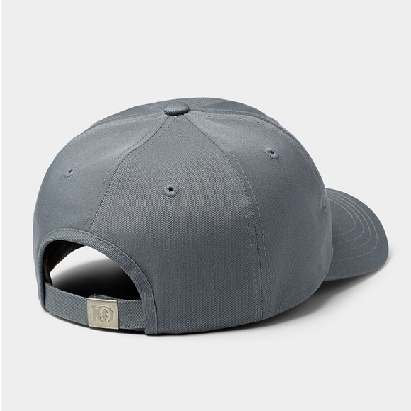 Tentree unisex gray organic cotton embroidered ocean waves dad cap hat NWT - Picture 2 of 8